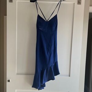 Elegant Blue Women's Dress